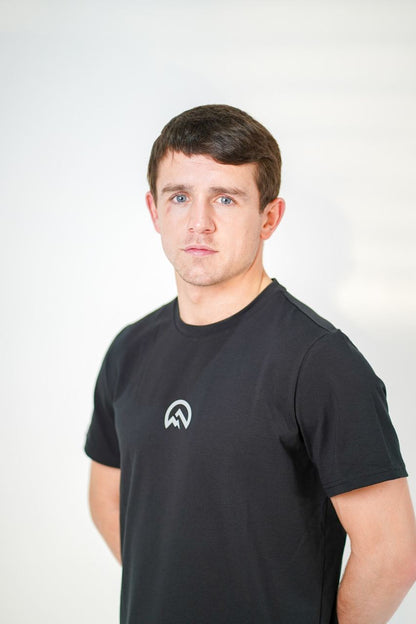 Premium Centre Logo T-Shirt - Black