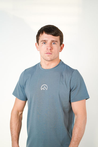Premium Centre Logo T-Shirt - Graphite Grey
