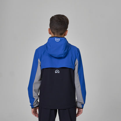 Junior Versatility Tracksuit Jacket - Black/Cobalt/Blue