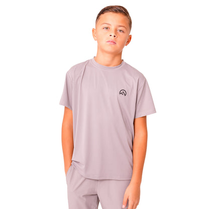 Junior AW25 Left Chest Logo  - Concrete