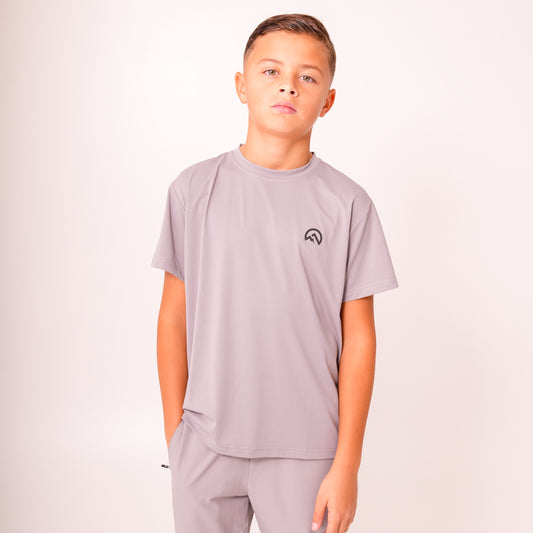 Junior AW25 Left Chest Logo  - Concrete