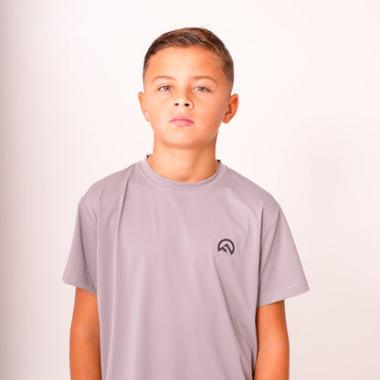 Junior AW25 Left Chest Logo  - Concrete