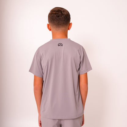 Junior AW25 Left Chest Logo  - Concrete