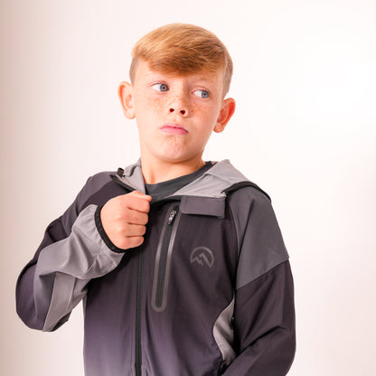 Junior AW25 Gradient Jacket - Slate/Aluminium