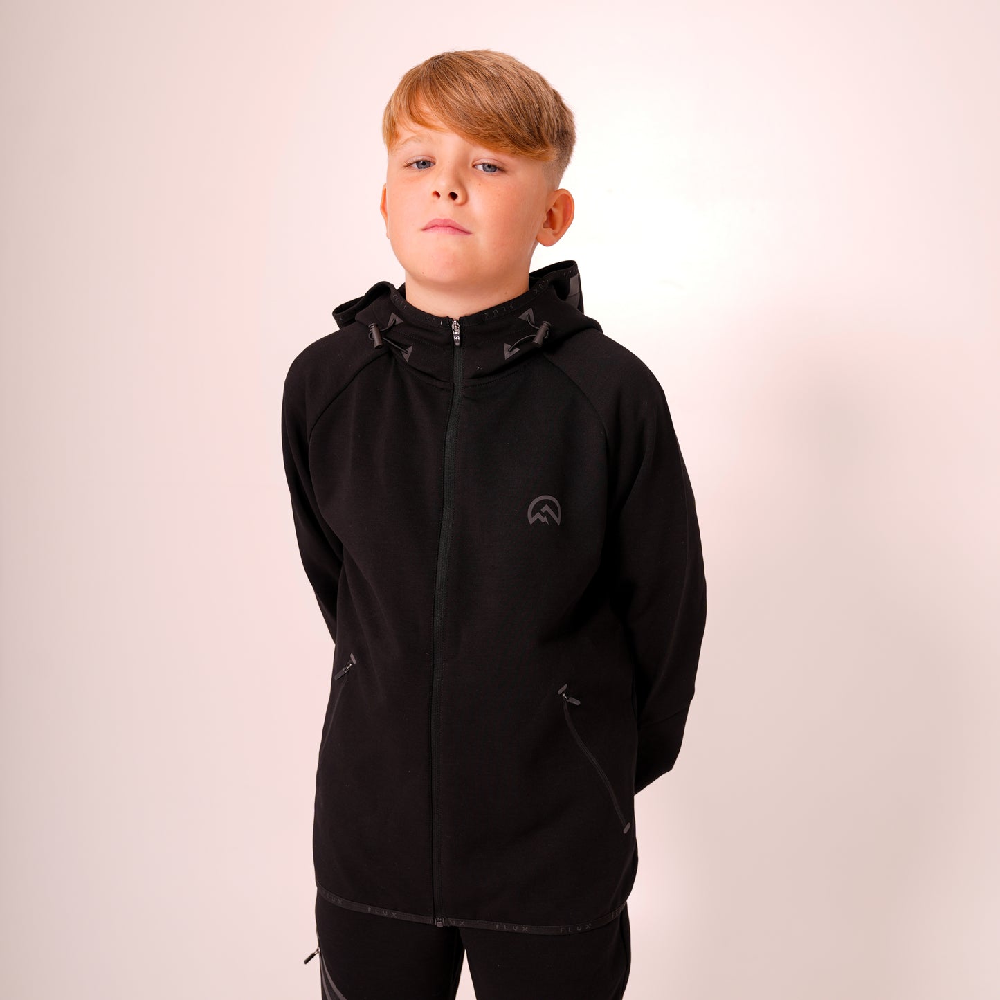 Junior AW25 Velar Zip Up Jacket - Black