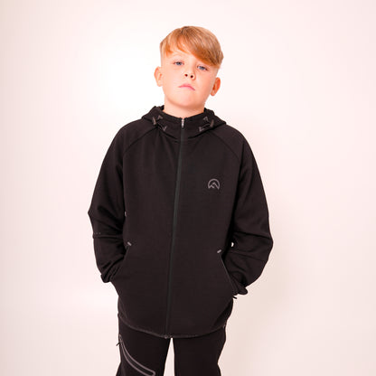 Junior AW25 Velar Zip Up Jacket - Black