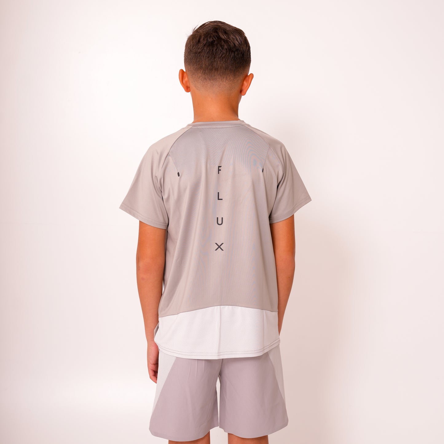 AW25 Junior Madge Shorts - Light Grey/Concrete/Silver