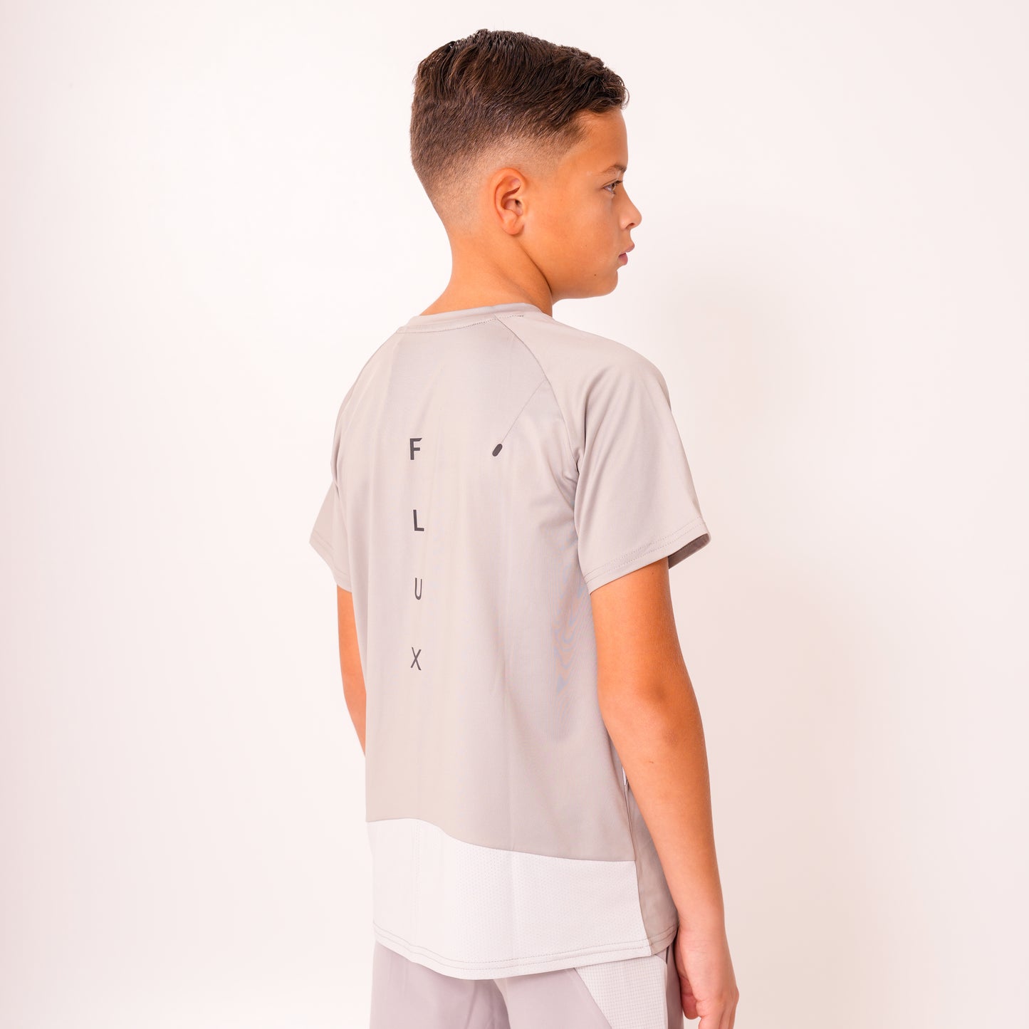 AW25 Junior Madge Shorts - Light Grey/Concrete/Silver