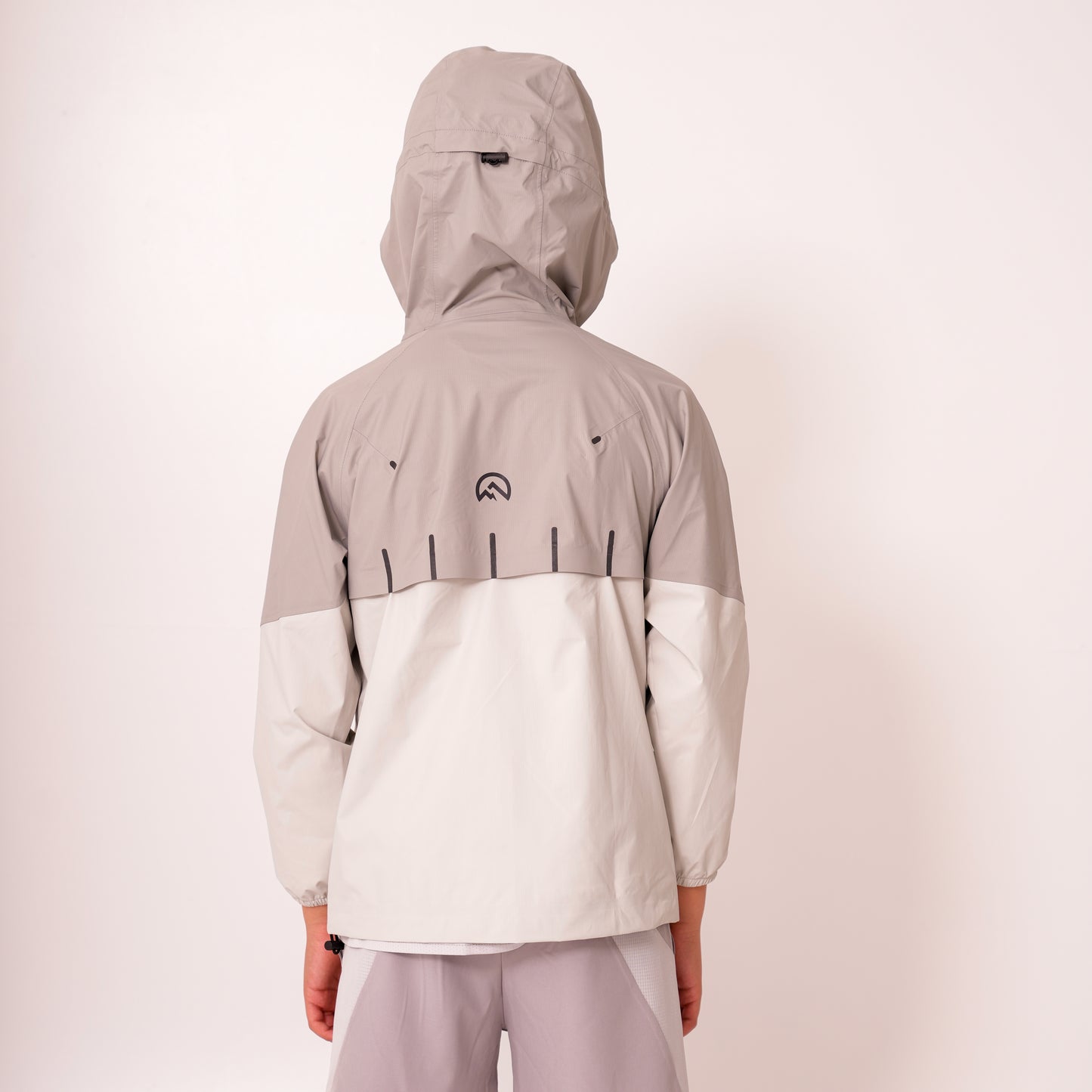 AW25 Junior Waterproof Madge Jacket - Light Grey/Concrete/Silver