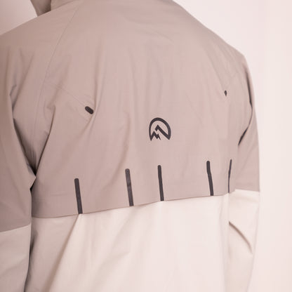 AW25 Junior Waterproof Madge Jacket - Light Grey/Concrete/Silver