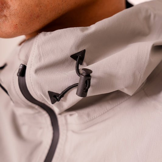 SS26 Waterproof Madge Jacket - Light Grey/Concrete/Silver