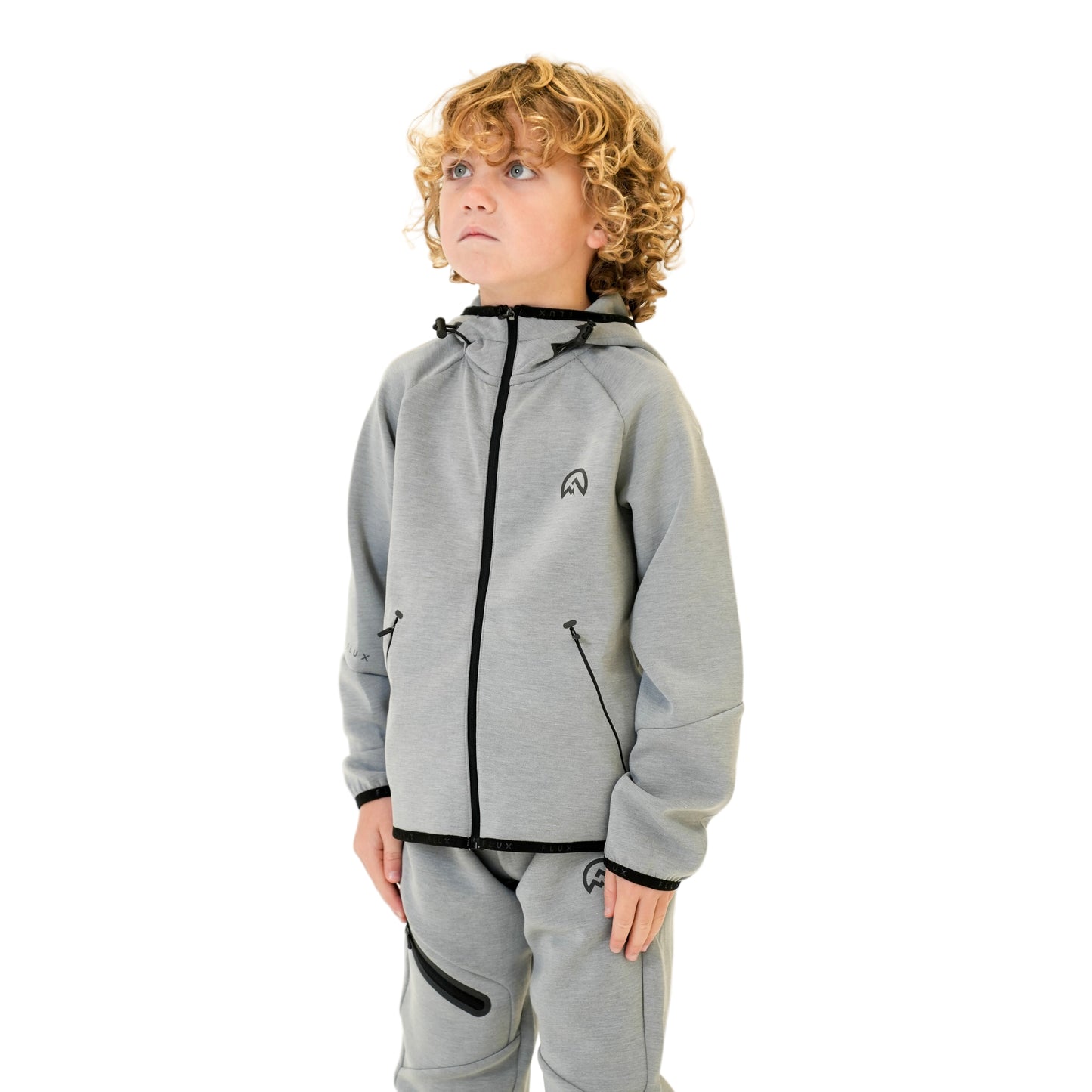 Junior AW25 Velar Zip Up Jacket - Grey