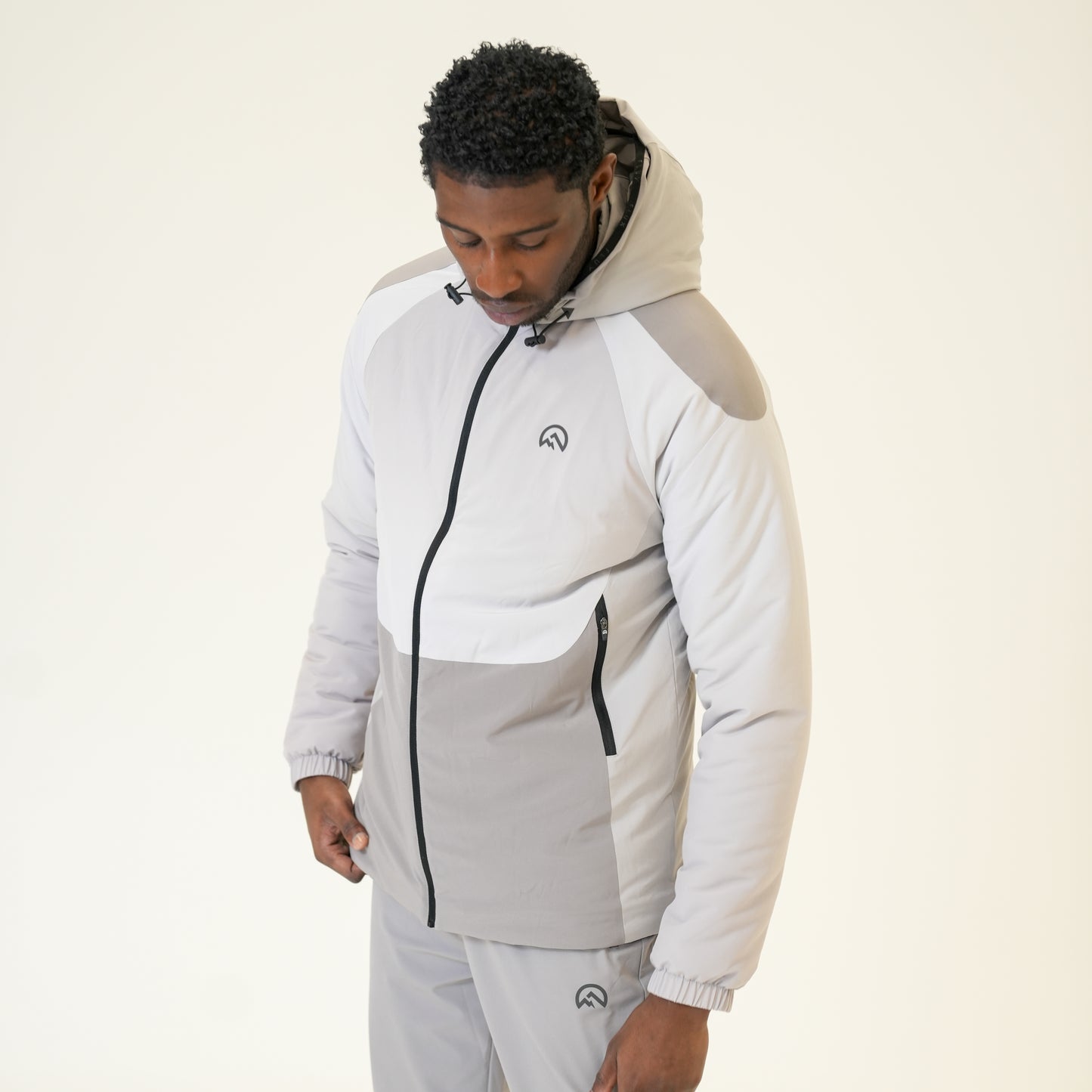 AW25 Thermal Axium Jacket - Light Grey/Concrete/Silver