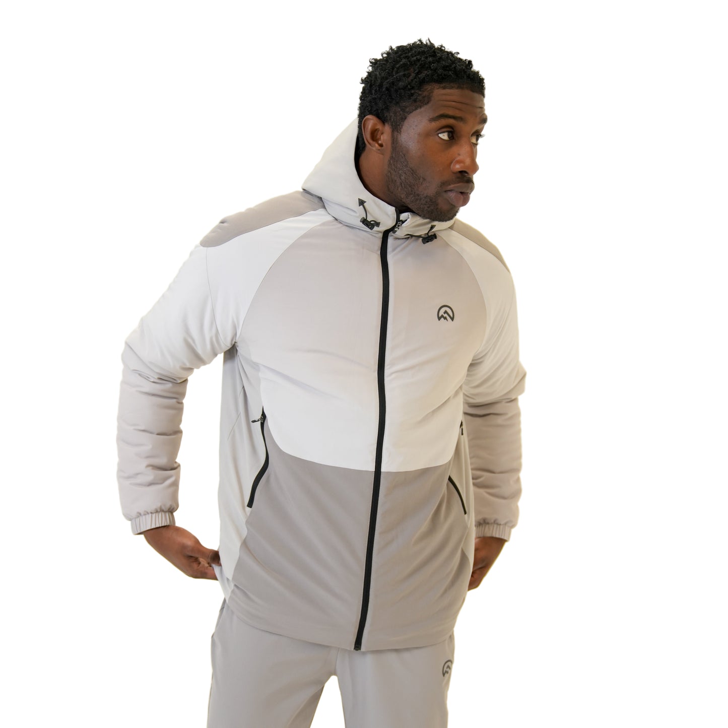 AW25 Thermal Axium Jacket - Light Grey/Concrete/Silver