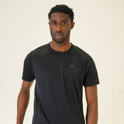 AW25 Left Chest Logo T-Shirt - Black