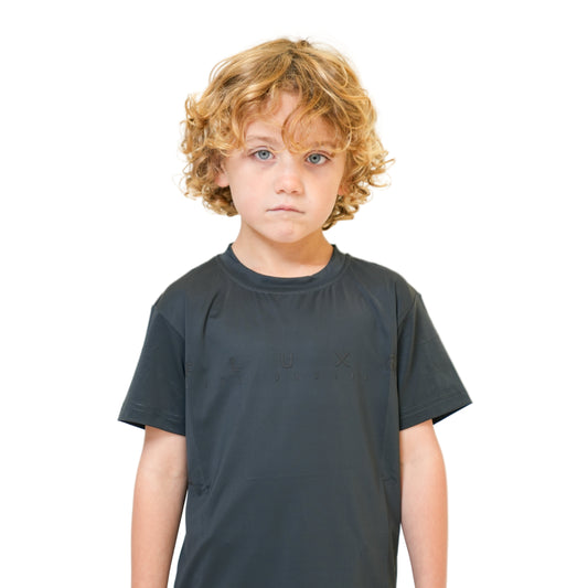 Junior AW25 Graphic Logo Tshirt - Slate