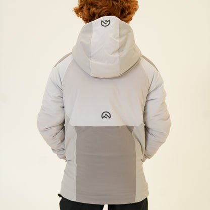 AW25 Junior Axium Jacket - Light Grey/Concrete/Silver