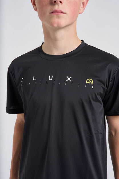 Junior SS25 Graphic Logo T-Shirt - Black/Neon