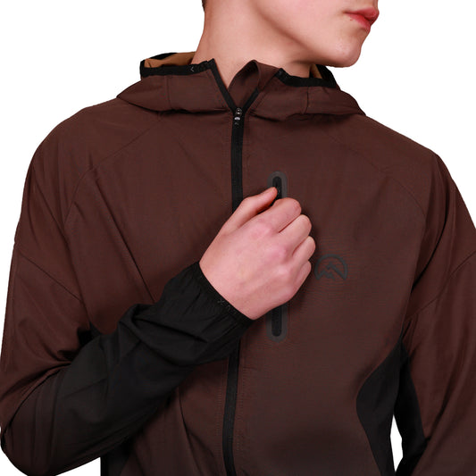 Junior SS25 Gradient Jacket - Black/Chocolate