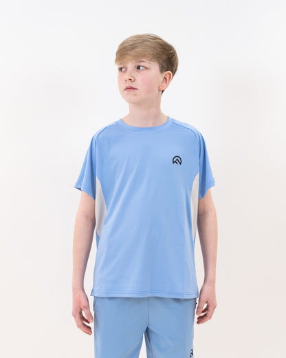 Junior SS26 Tech Shorts - Baby Blue/Ice