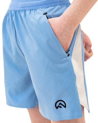 Junior SS26 Tech Shorts - Baby Blue/Ice