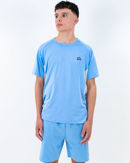 SS26 Tech T-Shirt - Baby Blue/Ice