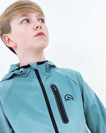SS26 Junior Gradient Tracksuit - Sage Green
