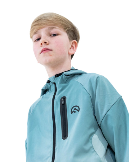 Junior SS26 Gradient Jacket - Sage Green