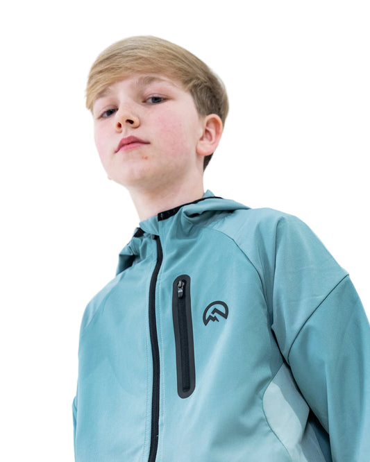 Junior SS26 Gradient Jacket - Sage Green