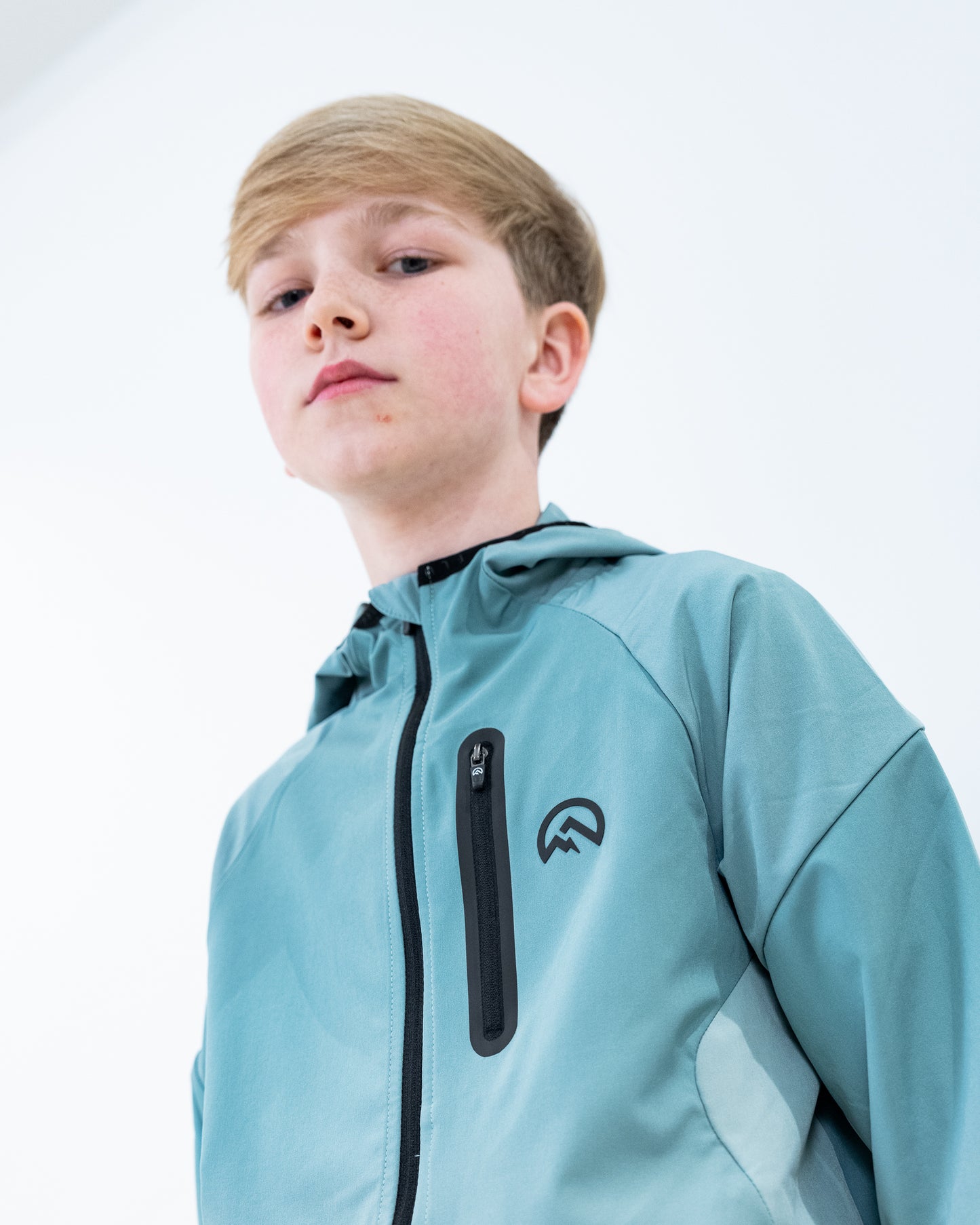 SS26 Junior Gradient Tracksuit - Sage Green