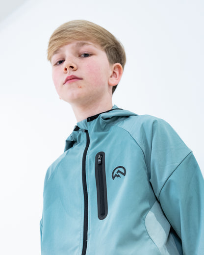SS26 Junior Gradient Tracksuit - Sage Green