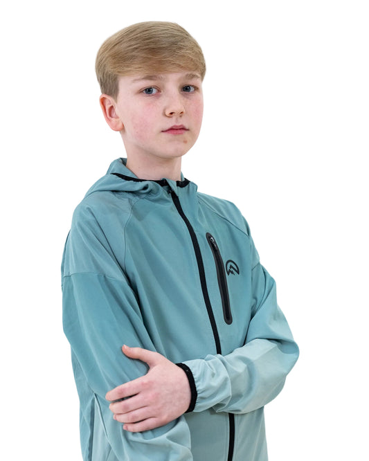 Junior SS26 Gradient Jacket - Sage Green