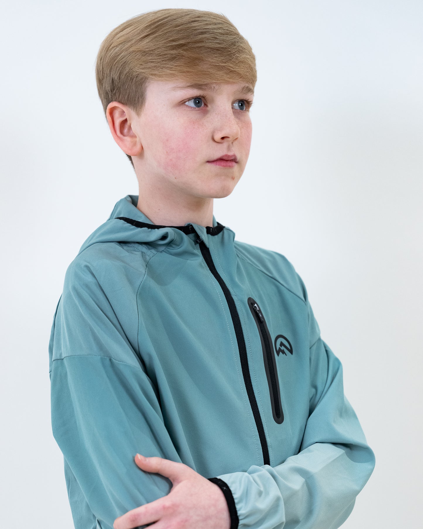 Junior SS26 Gradient Jacket - Sage Green