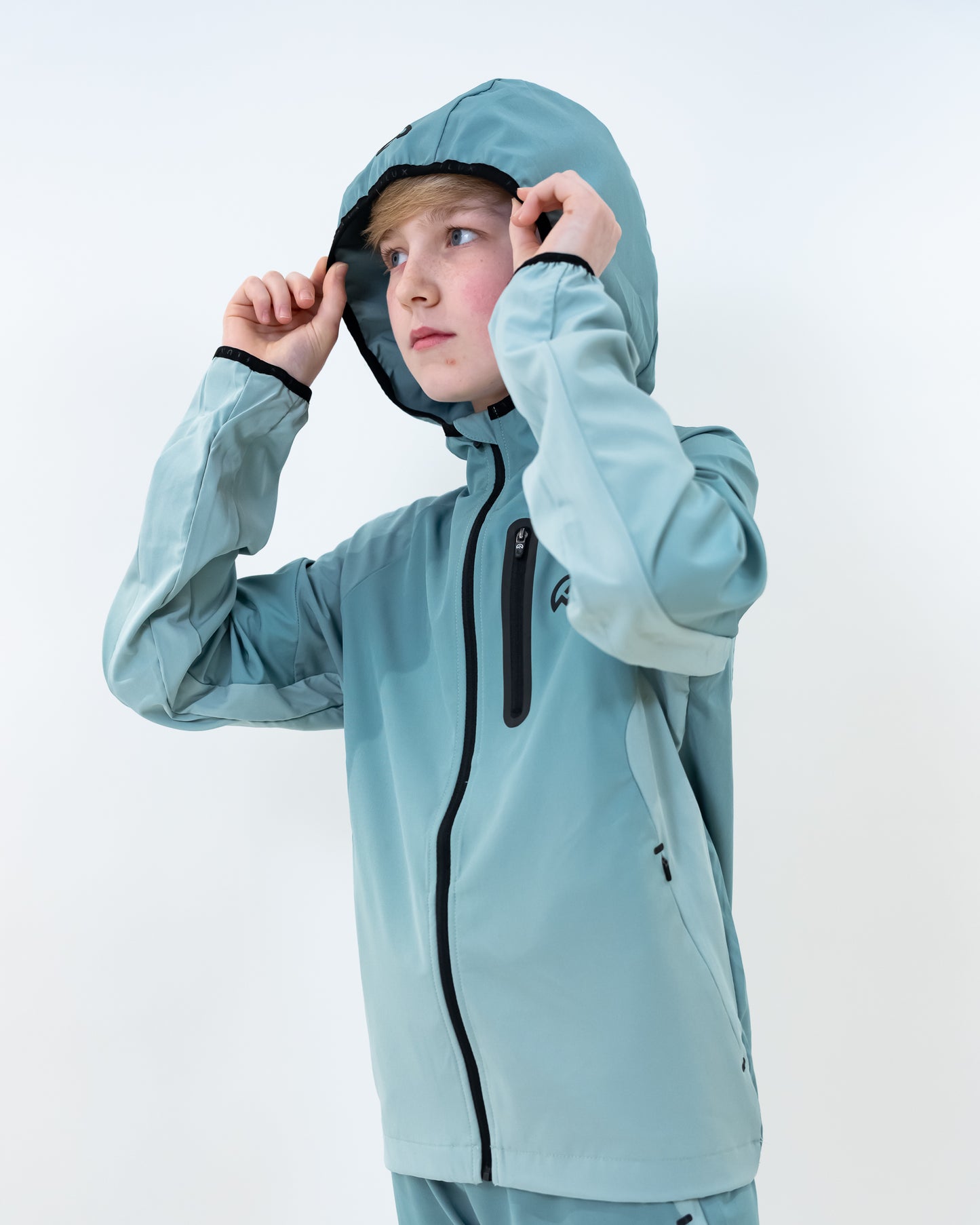 Junior SS26 Gradient Jacket - Sage Green