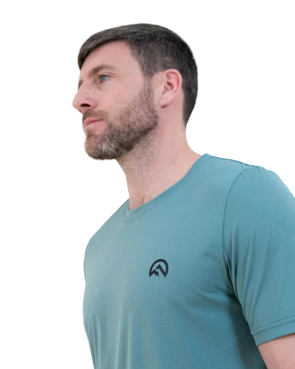 SS26 Left Chest Logo T-Shirt - Sage Green