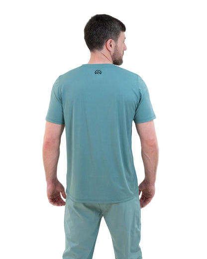 SS26 Left Chest Logo T-Shirt - Sage Green