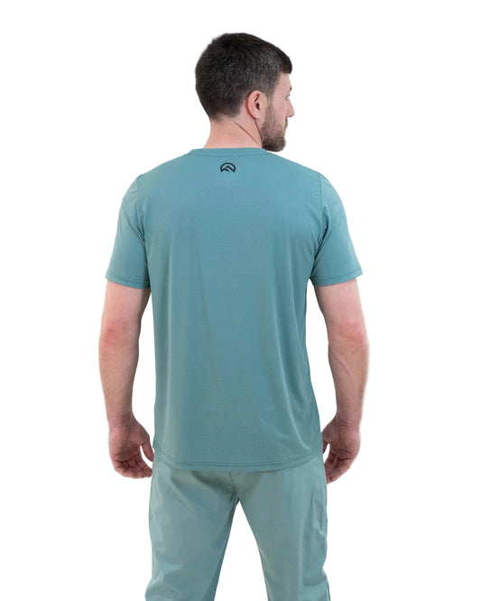 SS26 Left Chest Logo T-Shirt - Sage Green