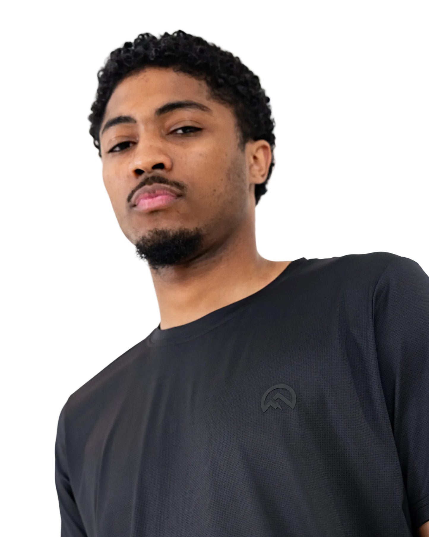 SS26 Left Chest Logo T-Shirt - Black/Graphite