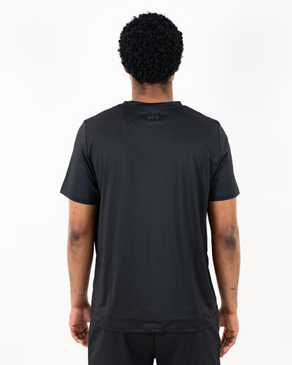 SS26 Left Chest Logo T-Shirt - Black/Graphite