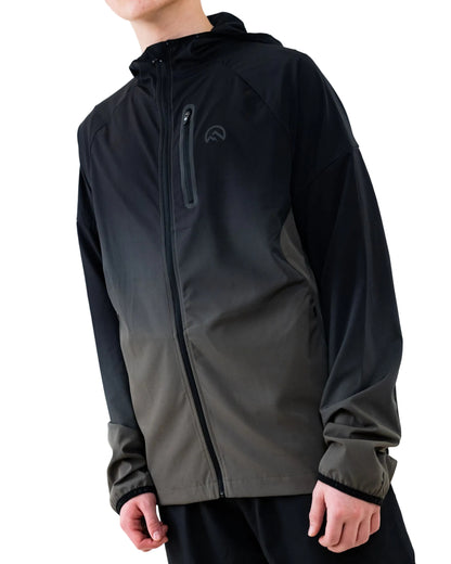SS26 Junior Gradient Tracksuit - Black/Graphite